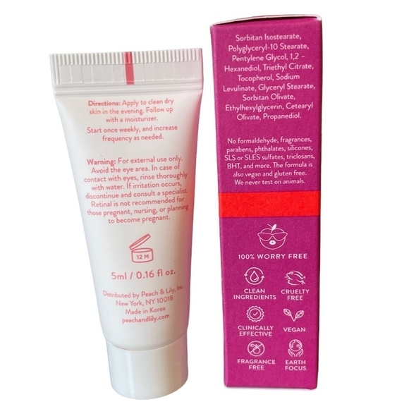 NWT Peach & Lily Retinal For All Renewing Serum Retinol .16 Fl Oz New in Box NIB - Picture 3 of 5